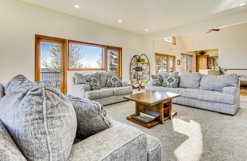 Hayes House | Waterfront Home with Boat Dock and Deck in Storm Lake!