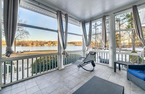 Bracey House | Waterfront Home with Dock on Lake Gaston!