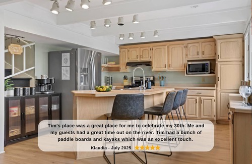 Edgerton House | Waterfront - Hot Tub - Sauna - Game Room - Pets