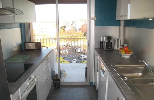 Frejus Plage Apartment | Waterfront in Fréjus-Plage, beautiful view, air conditioning, WIFI, 4/6p