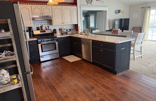 Ortley Beach House | Waterfront Lagoon Retreat – 2BR Home with Private Dock, Bring Your Boat & Skis!