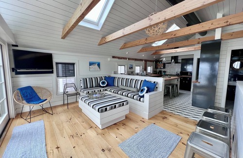 Commercial Street House | Waterfront Luxury with Private Beach on Provincetown Harbor (2398)