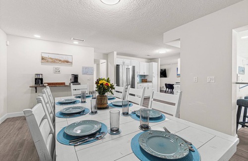Cocoa Beach House | Waterfront Pool Home with Hot Tub & Fire Pit- Only 3 Minutes to the Beach!