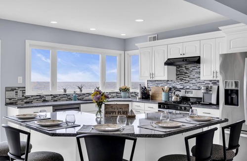 Seaside Heights House | Waterfront Retreat with Dock, Firepit, and Bay Views | 4BR Pelican Island Oasis