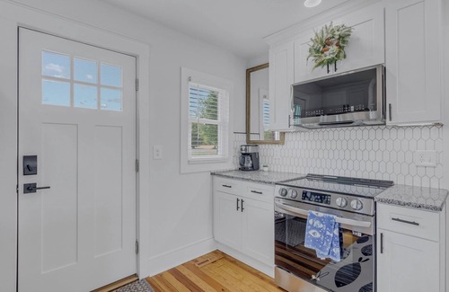 Mount Holly House | Waterfront retreat with dock, kayaks, and outdoor living. Bring the boat!