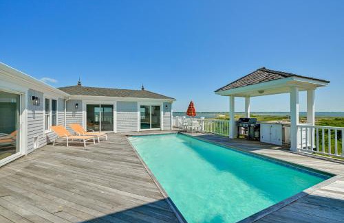West Hampton Dunes House | Waterfront Westhampton Haven Pool and Private Beach