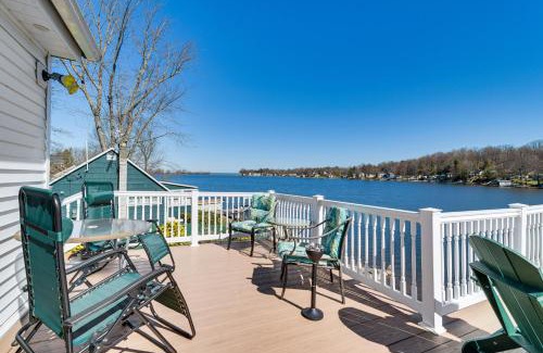 Wolcott House | Waterfront Wolcott Vacation Rental with Deck and Views