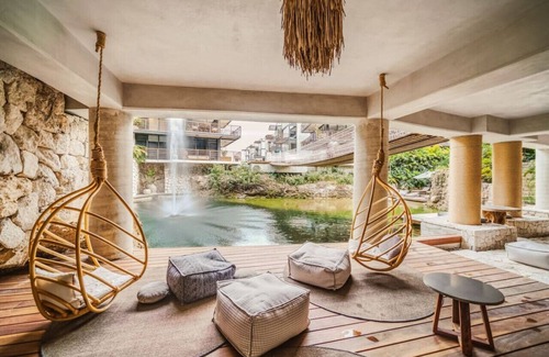 Playa Paraiso Condo | Waterworld Tulum 1BR Cenote | GYM | Rooftop Pools