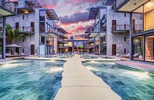 Playa Paraiso Condo | Waterworld Tulum 1BR Cenote | GYM | Rooftop Pools