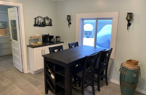 Indian River House | Welcome to Maison Bleu…just 200 steps away from the waters edge of Burt Lake!