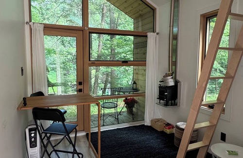 Williamsville Cabin | Wellness Getaway with a Personal Sauna, and Private River Beach!