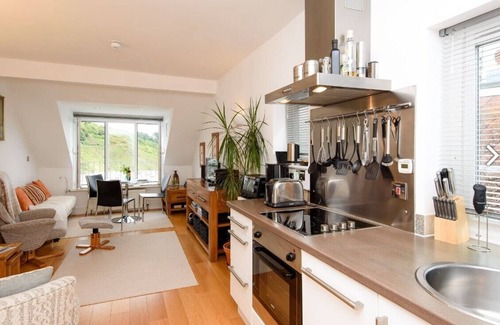 Looe Apartment | Westcliff -maisonette Über dem Meer