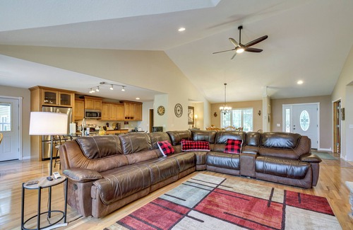Bigfork House | White Swan Lake Home Near Hiking & Snowmobiling!