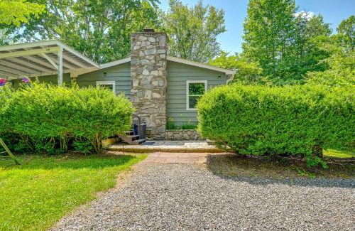 Qualla House | Whittier Vacation Rental Cabin with Private Hot Tub