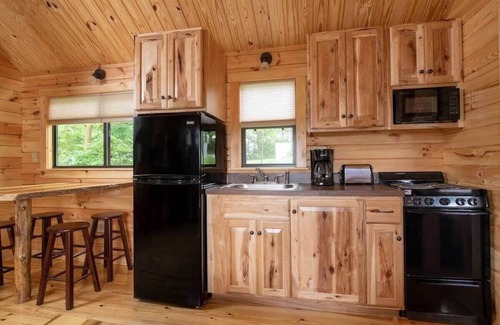 Spotsylvania Cabin | Wilderness Presidential Resort 2 Bedroom 2 Bathroom 1200 sq ft Log Cabin