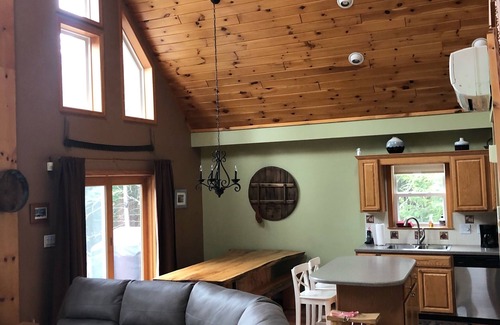 Windham House | Windham Mountain Chalet with Treehouse sleeps 15, Game Room & fireplace