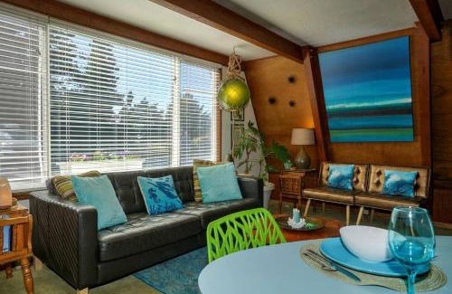 Otter Rock House | Wonderful A frame Nestled Amidst Trees in Otter Rock, Oregon