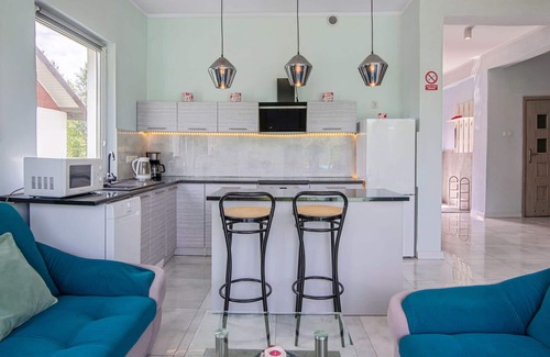 gmina Dobra House | Wonderful private villa for 8 people with private pool, WIFI, TV, terrace and pets allowed