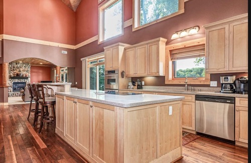 Breezy Point House | Wonderful Retreat - Enjoy holiday gatherings in this large, cozy cabinn