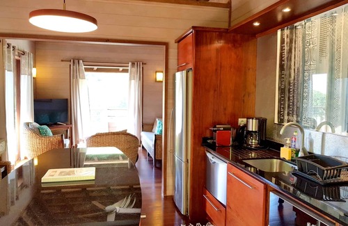 Moorea-Maiao House | Wooden architect villa with jacuzzi