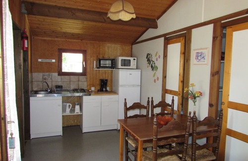 Corneilla-de-Conflent House | Wooden chalets in gite village with terrace, barbecue, swimming pool and air conditioning