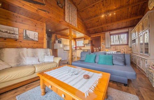 Somme-Leuze Ski Chalet | Woodland Chalet in Heure Park