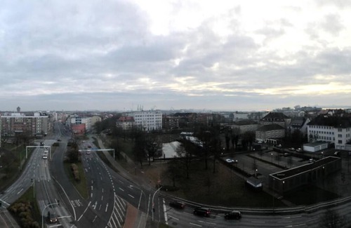 North Geestemund Apartment | Yachtpanorama Weser und Yachthafenblick 1 Zi 7OG