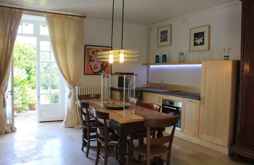 Angles House | Your apartment in the old Abbey with flowers, 2 steps from the ocean
