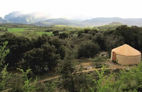 Tremp RV Rental | Yurt in nature, overlooking the Congost de Mont-Rebei