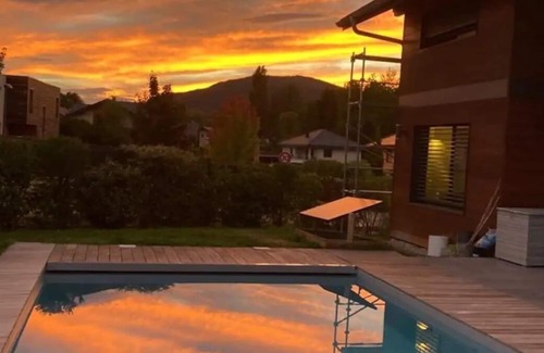 Metz-Tessy House | Zen Villa, terrace, swimming pool, calm & family