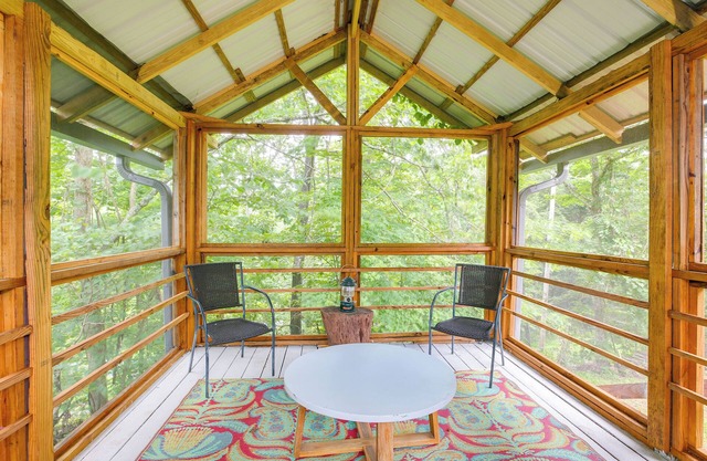 1 Mi to Burr Oak Lake: Home w/Deck & Patio!