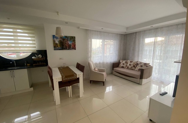 100 meters to Cleopatra Beach Alanya center. 1-bedroom apartment iwith WiFi, AC