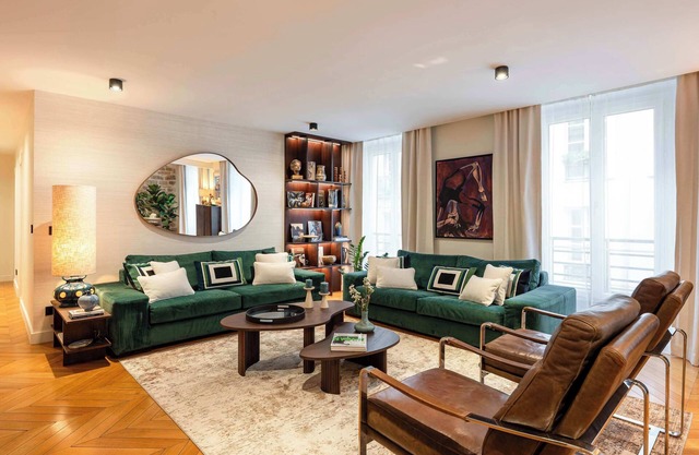 130m² Design Flat – Haut Marais, A/C & 4 Bedrooms
