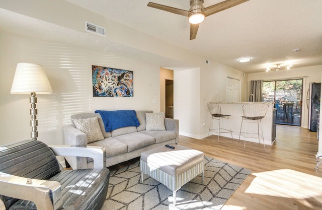 15 Mi to Greensboro: Archdale Condo w/Fireplace