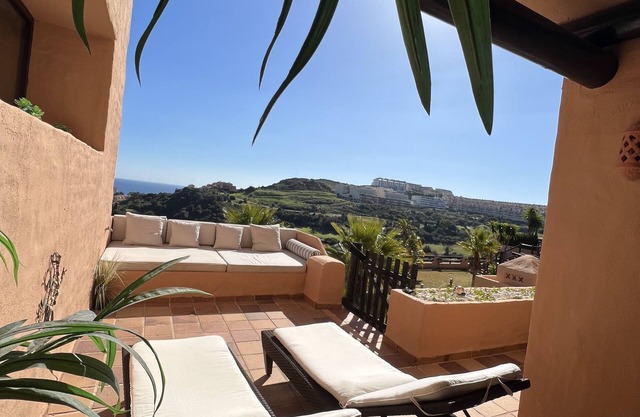 2 Bed, 2 Bath Apartment with a huge balcony several seating areas
