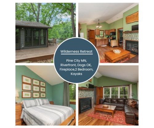 2 bedroom-Riverfront-Fireplace - Pet ok