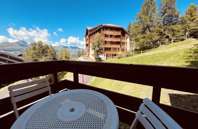 230m from resort center, floor -2, balcony, tv, ski locker, 20m², Peisey-Vallandry