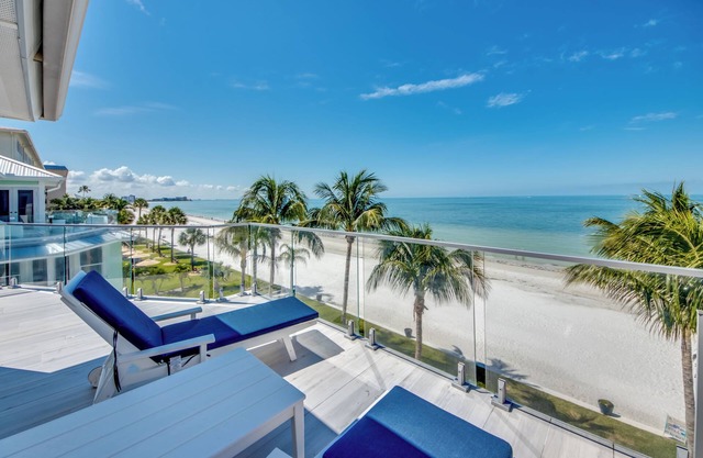 251 Key West Court: HUGE Luxe Beachfront Pool Home Steps from the Sand