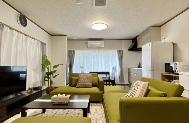 2min JR on foot/17Pax/3BR/Spacious living room