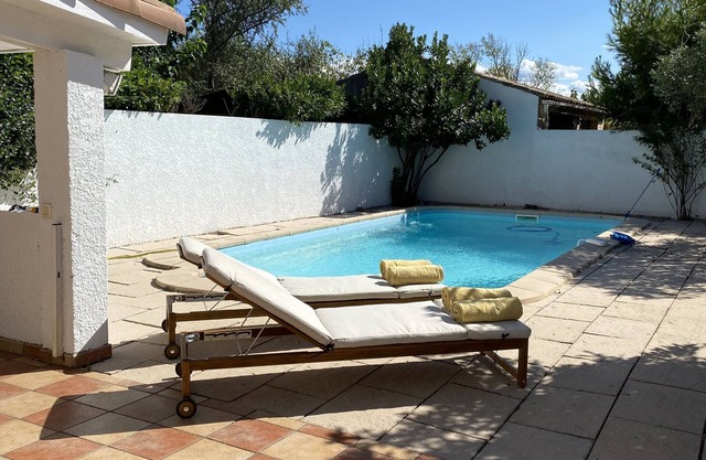 3 bed House with own pool within walking distance of Carcassonne City Centre.