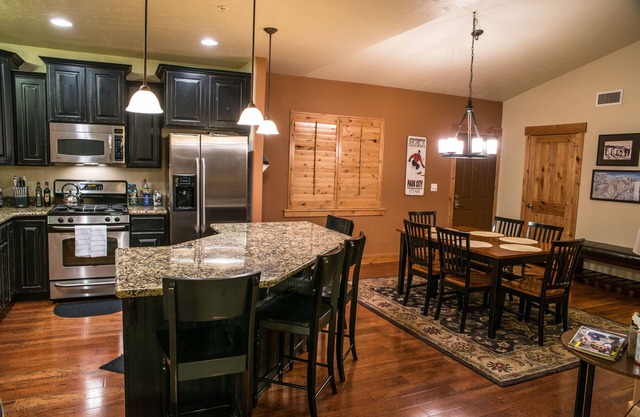 3-bedroom 2-bath. Best Bear Hollow top floor unit with mountain views.