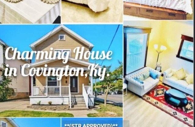 3-bedroom house in charming Covington with AC, Heat,WiFi. with free parking