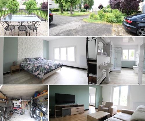 3 chambres - Très grand jardin privée - Terrasse Privée - Garage vélo et moto - Parking voiture privée dans la propriété - Géré par Presta-Zen'Services