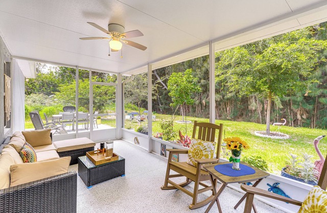 3 Mi to Dtwn Sebastian: Home w/Furnished Patio!