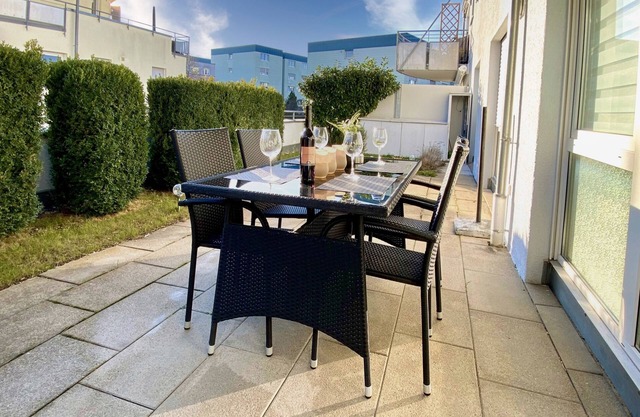 3 room apartment for 4, large roof terrace, garage, 76 m²