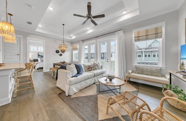 30A freshly remodeled! Sleeps 8! 6-seater golf cart. Pets upon request.