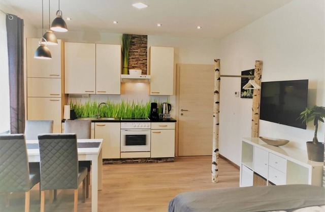 36sqm Apartment Sonne with private sauna and box-spring bed