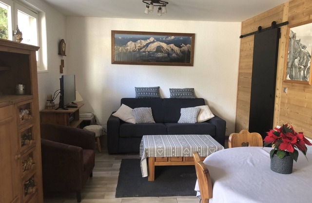 3p 3* apartment at the foot of the slopes, direct ski access, Wifi