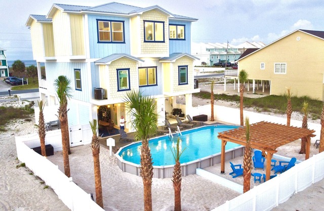 40' pool-largest on the island!, Outdoor oasis/bar, Elevator, Amazing Gulf Views
