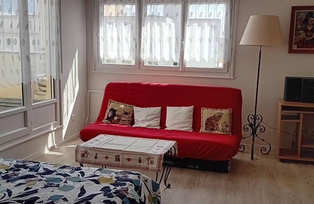 40m2 studio located 5 minutes walk from the city center with beautiful terrace